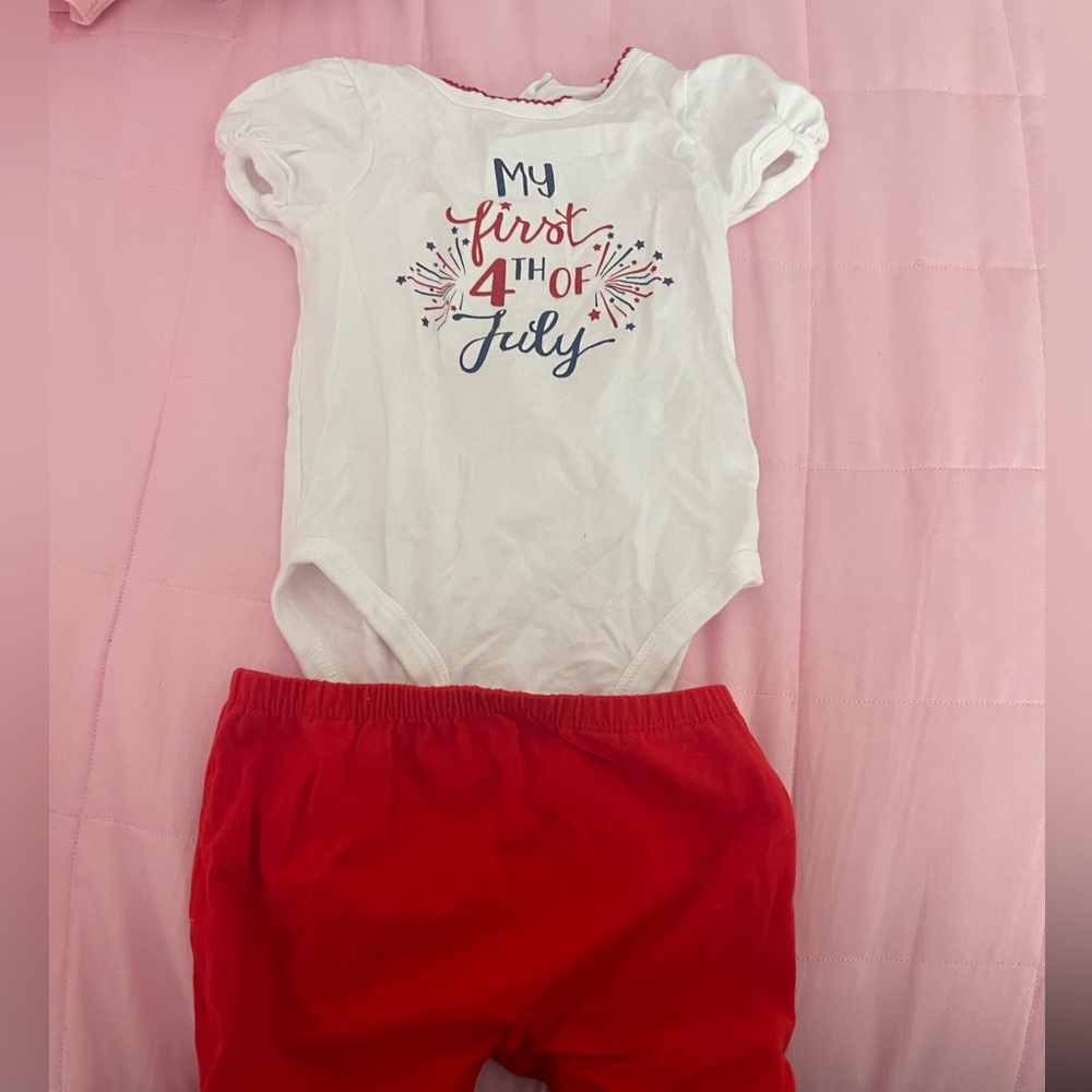 First 4th of July Infant outfit